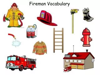 Fireman Vocabulary