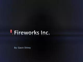 Fireworks Inc.