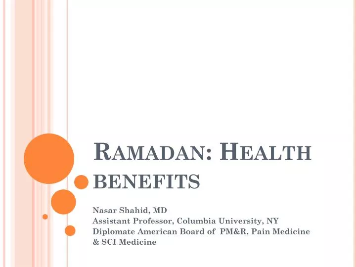 ramadan health benefits