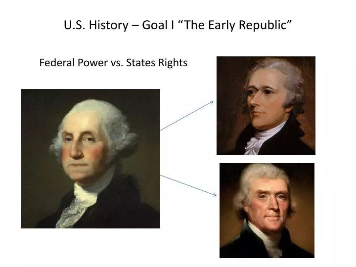 u s history goal i the early republic