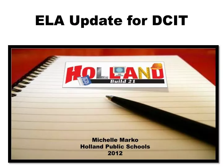 ela update for dcit