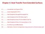 Chapter 4: Heat Transfer from Extended Surfaces - slide 1