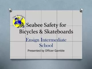 Seabee Safety for Bicycles &amp; Skateboards