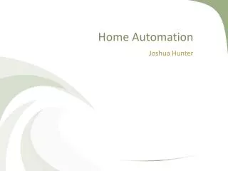 Home Automation