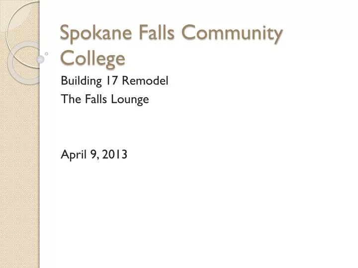 spokane falls community college