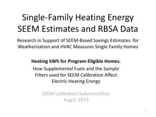 Heating kWh for Program-Eligible Homes.