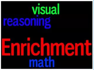 Welcome to Math Enrichment