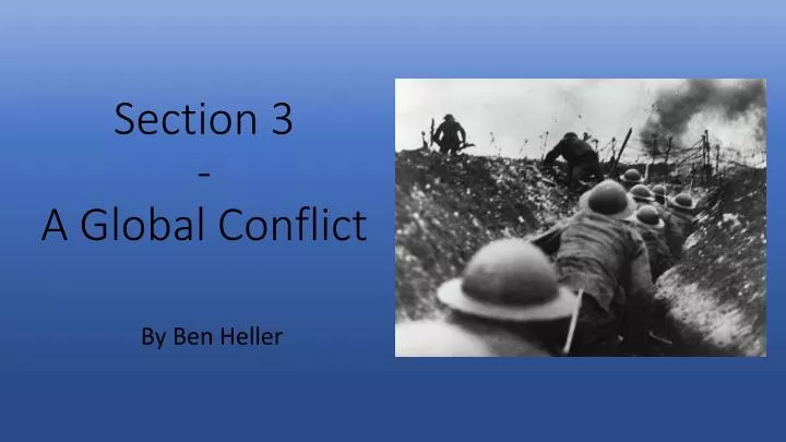section 3 a global conflict