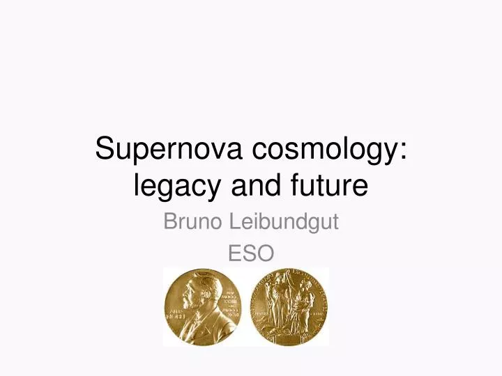 supernova cosmology legacy and future