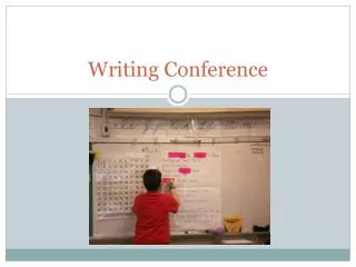 Writing Conference