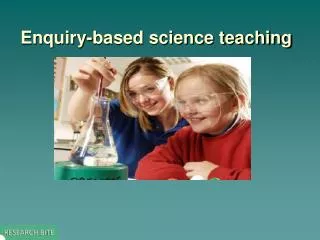 Enquiry-based science teaching