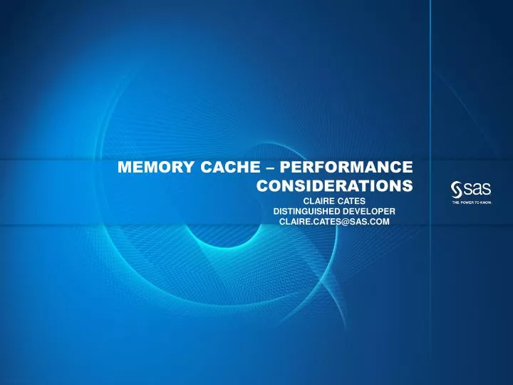 memory cache performance considerations
