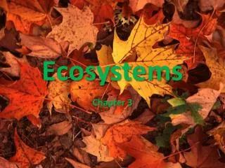 ecosystems