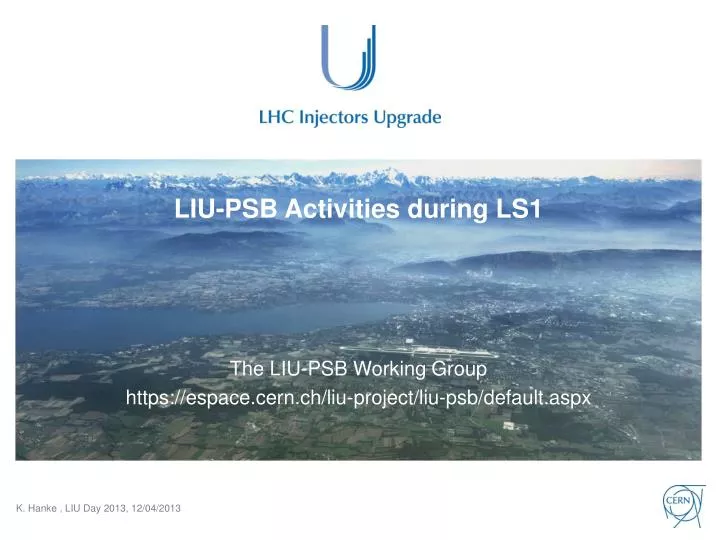 liu psb activities during ls1