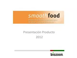 presentaci n producto 2012