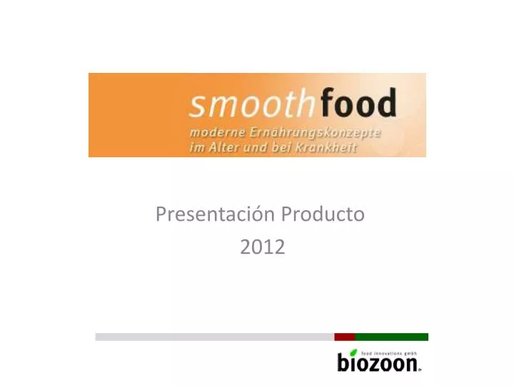 presentaci n producto 2012
