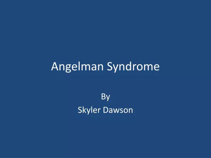 angelman syndrome