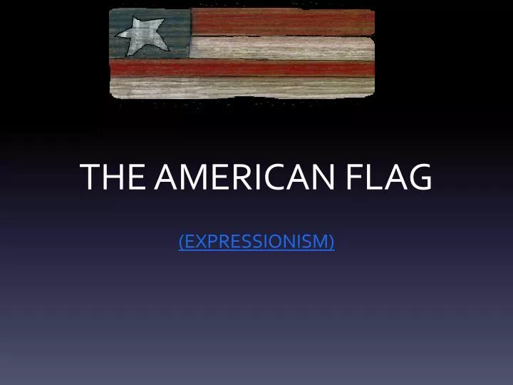 the american flag