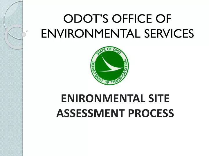 odot s office of environmental services