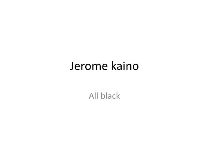 jerome kaino