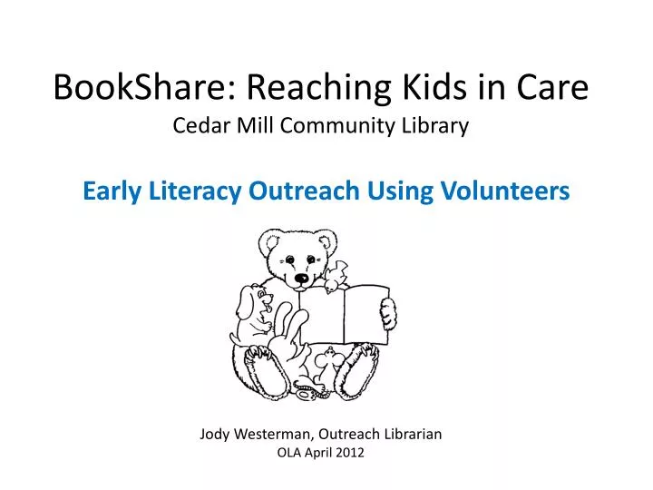 bookshare reaching kids in care cedar mill community library