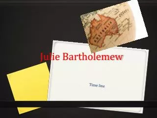 Julie Bartholemew