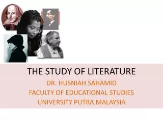 THE STUDY OF LITERATURE
