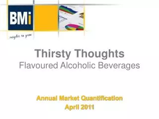 Thirsty Thoughts Flavoured Alcoholic Beverages