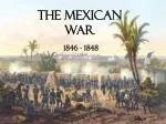 The Mexican War - slide 1