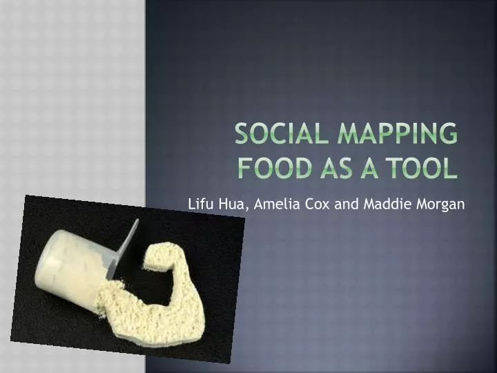social mapping food as a tool