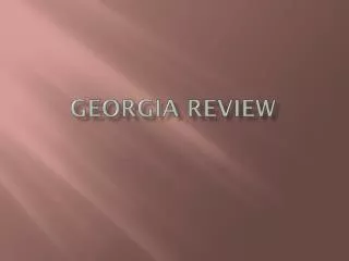 Georgia Review