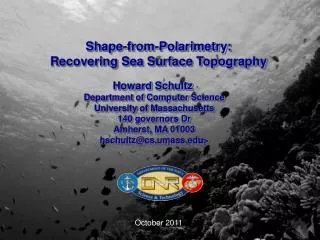 Shape-from-Polarimetry: Recovering Sea Surface Topography