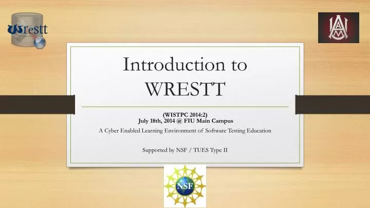 introduction to wrestt