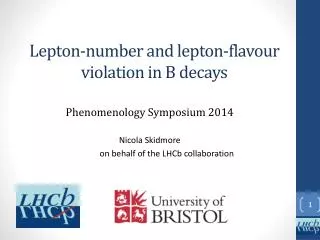 L epton-number and lepton- flavour violation in B decays