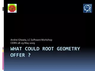 What could root geometry offer ?