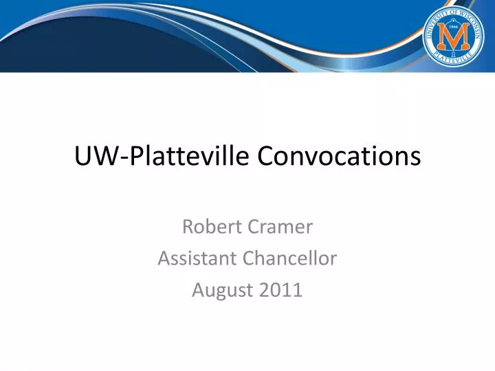 uw platteville convocations