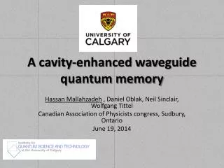 A cavity-enhanced waveguide quantum memory