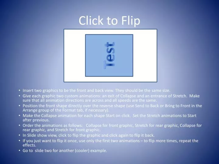 click to flip