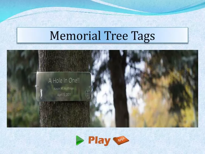 memorial tree tags