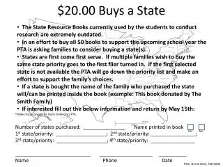 $20.00 Buys a State