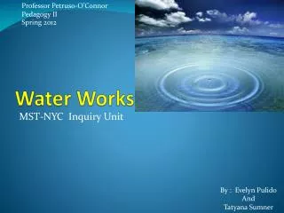 Water Works