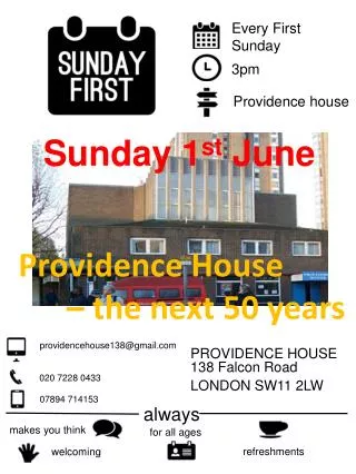 PROVIDENCE HOUSE 138 Falcon Road LONDON SW11 2LW