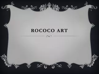 ROCOCO ART