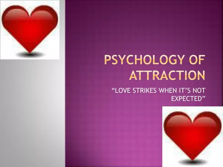 psychology of attraction
