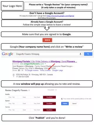 please write a google review for your company name it only takes a couple of minutes
