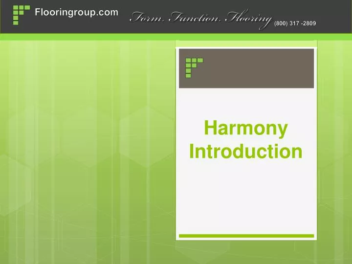 harmony introduction