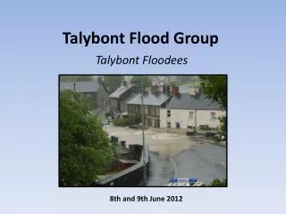 Talybont Flood Group