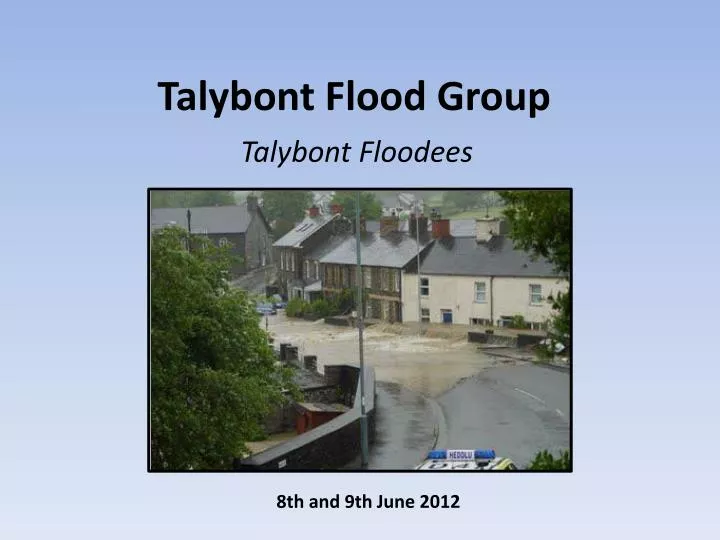 talybont flood group