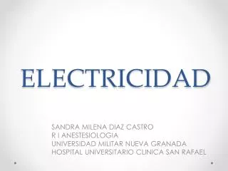 electricidad