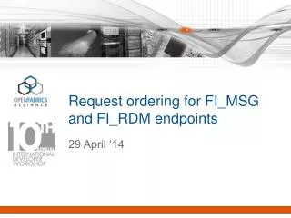 Request ordering for FI_MSG and FI_RDM endpoints